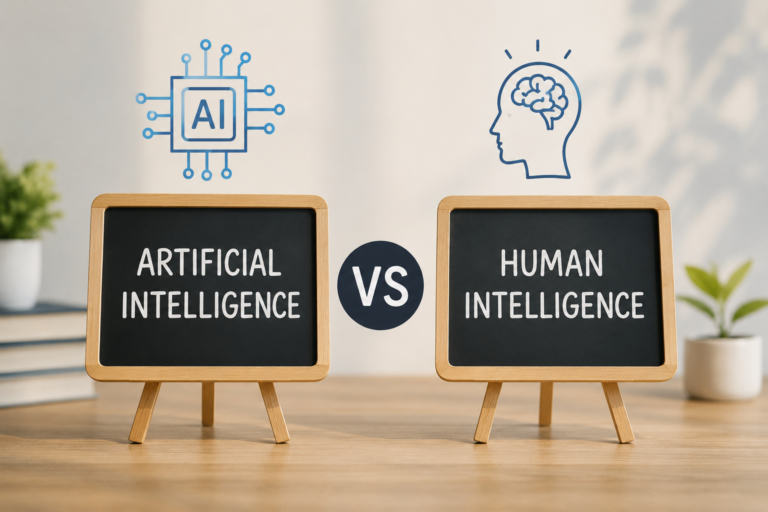 Artificial Intelligence vs Human Intelligence Comparison for Students: 7 Genius Insights