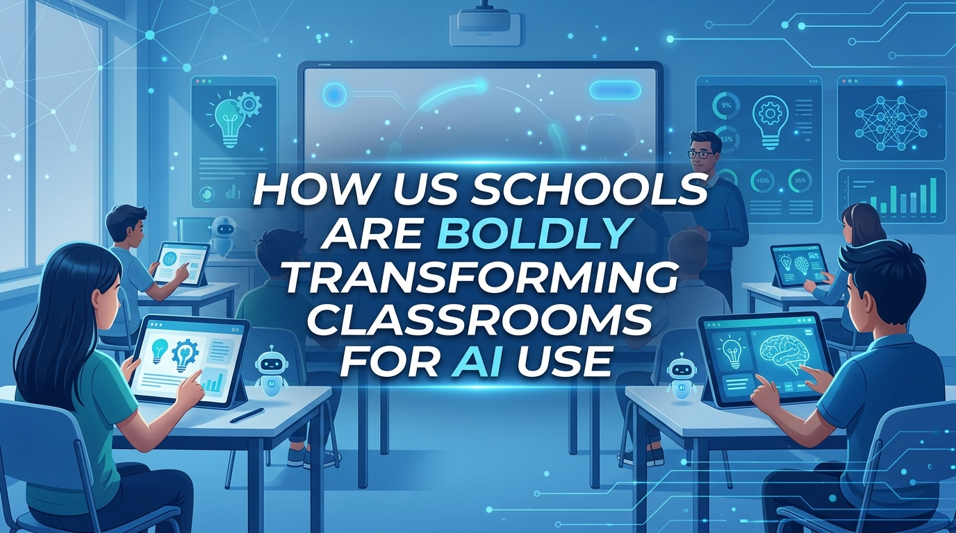 How US Schools Are Boldly Transforming Classrooms for AI Use